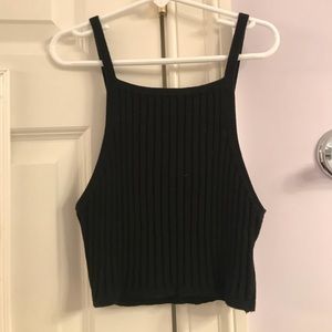 House of Three Ribbed Cropped Top